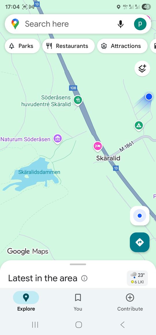 Söderåsens Map