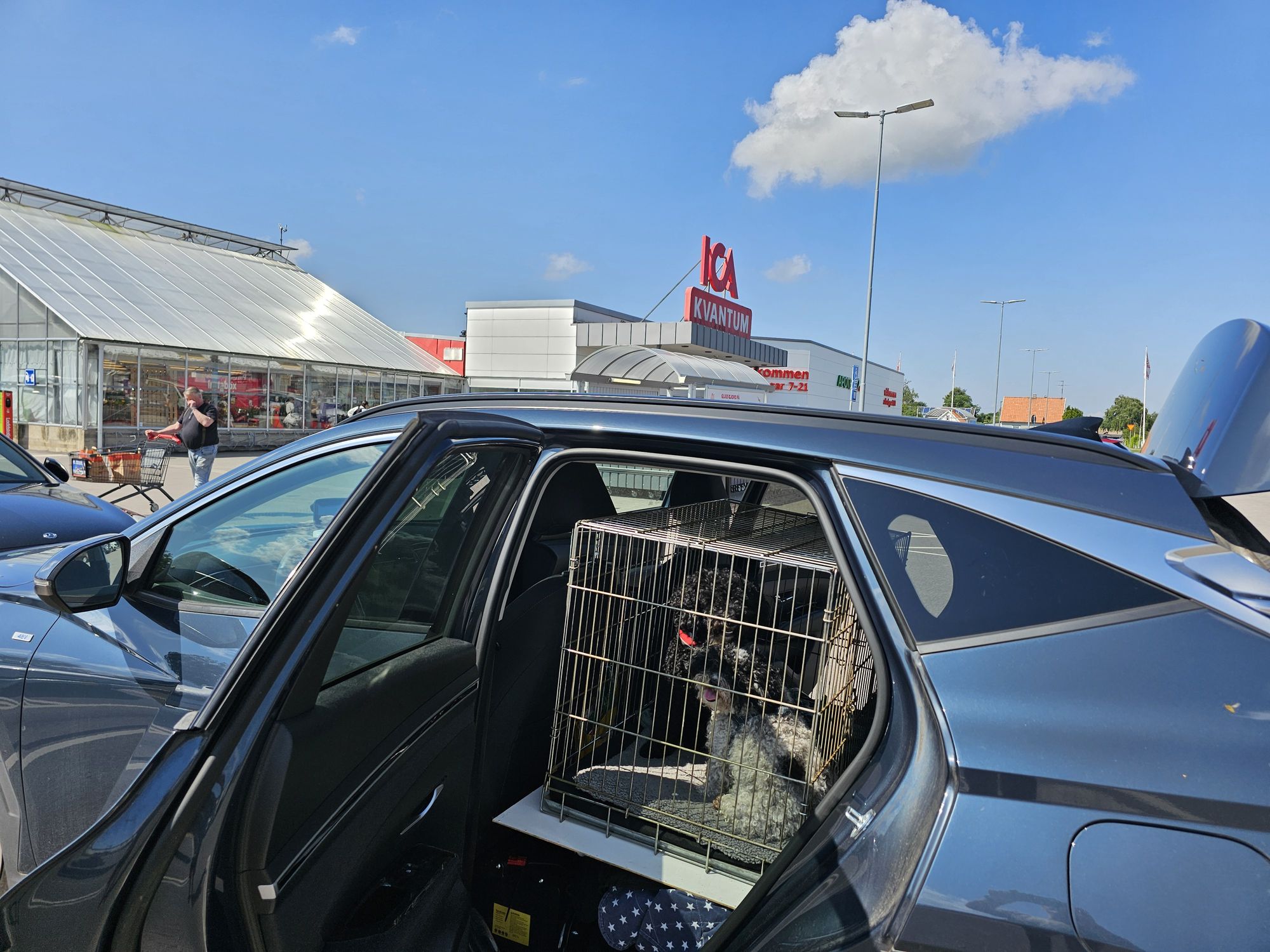 samen op achterbank in bench