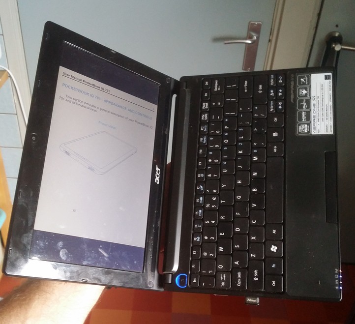 Acer D522 netbook ereader